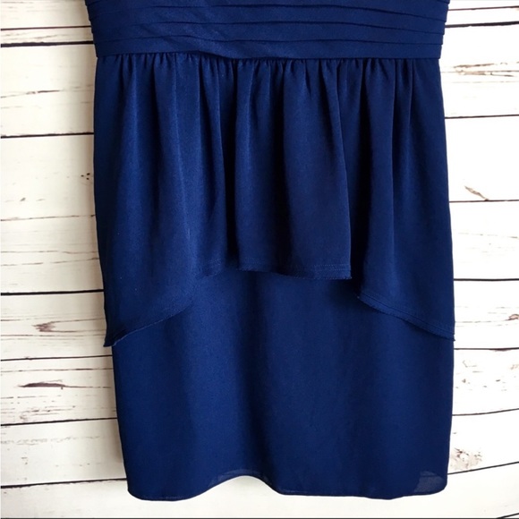 BCBG MaxAzria navy blue dress, size 10 - Picture 4 of 6